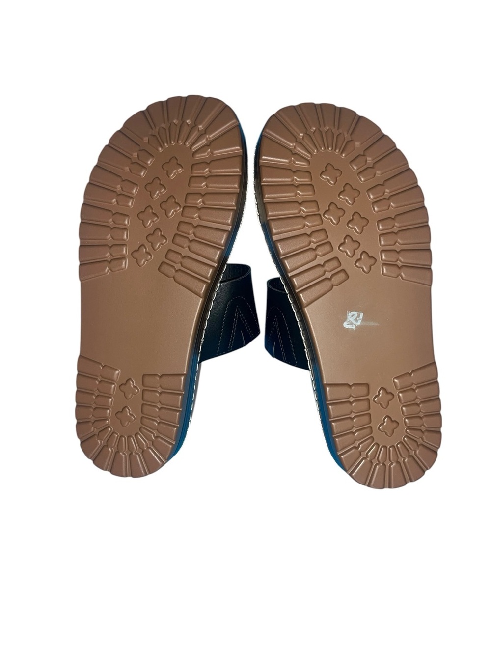 Me Too Two Tone Platform Slide Sandal 5.5 Black Y2K - Picture 5 of 6